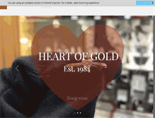 Tablet Screenshot of heartofgoldjeweller.co.uk